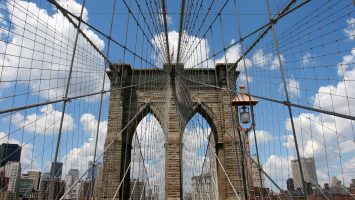 one of several brooklyn bridge shots. this one from the bridge.